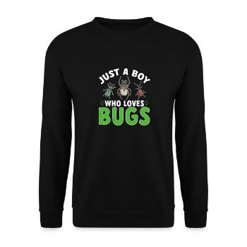 Insect collectors, insects, beetle lovers, entomologists - Unisex Sweatshirt - black - Front - Alina (178cm) & Michal (187cm)