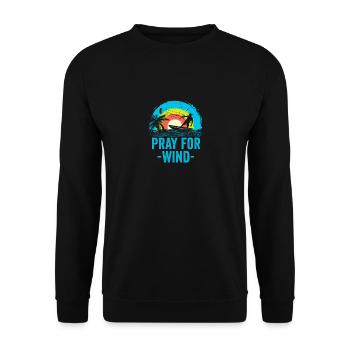Kitesurfen Kiteboarding Kiteboarding Kite Surfer Kitesurfer - Unisex Pullover - Schwarz - Vorne - Alina (178cm) & Michal (187cm)