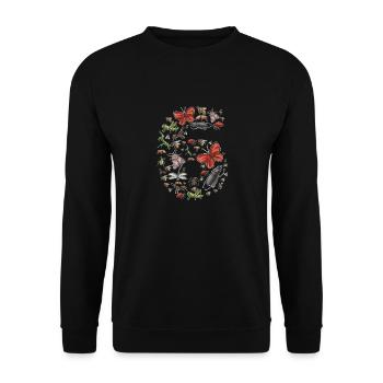 Insect collectors, insects, beetle lovers, entomologists - Unisex Sweatshirt - black - Front - Alina (178cm) & Michal (187cm)