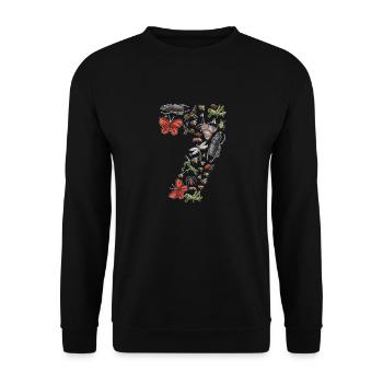 Insect collectors, insects, beetle lovers, entomologists - Unisex Sweatshirt - black - Front - Alina (178cm) & Michal (187cm)