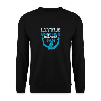 Little Brother Le plus grand fan de water-polo drôle - Sweat-shirt Unisexe - noir - Devant - Alina (178cm) & Michal (187cm)