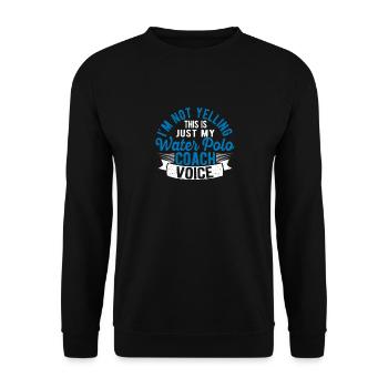 I'm not screaming, that's just the voice of my - Unisex Sweatshirt - black - Front - Alina (178cm) & Michal (187cm)