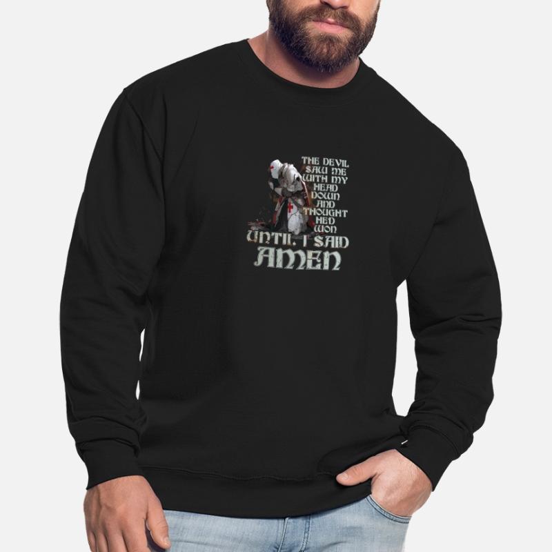 The Devil Saw Me Thought He'd Won Jesus Scriptures Unisex Sweatshirt
