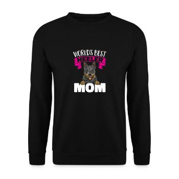 Australian Cattle Dog Red Blue Heeler - Unisex Sweatshirt - black - Front - Alina (178cm) & Michal (187cm)