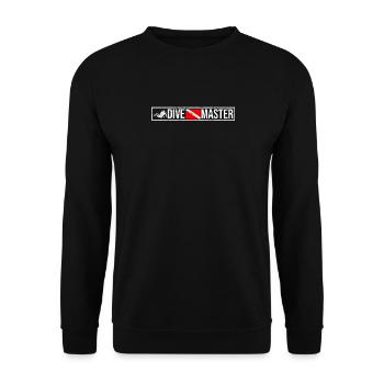 Dive Master Professional Diver Diving Flags - Sweat-shirt Unisexe - noir - Devant - Alina (178cm) & Michal (187cm)