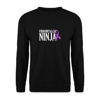 Tag Des Fibromyalgie-bewusstseins - Unisex Pullover - Schwarz - Vorne - Alina (178cm) & Michal (187cm)