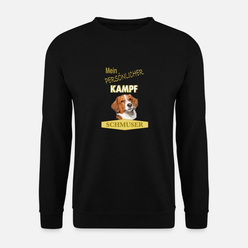 Persönlicher Kampfschmuser - Kooikerhondje - Unisex Pullover - Schwarz