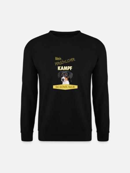 Persönlicher Kampfschmuser Entlebucher Sennenhund - Unisex Pullover - Schwarz