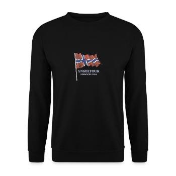 Norvège Pêche 2024 - Sweat-shirt Unisexe - noir - Devant - Alina (178cm) & Michal (187cm)