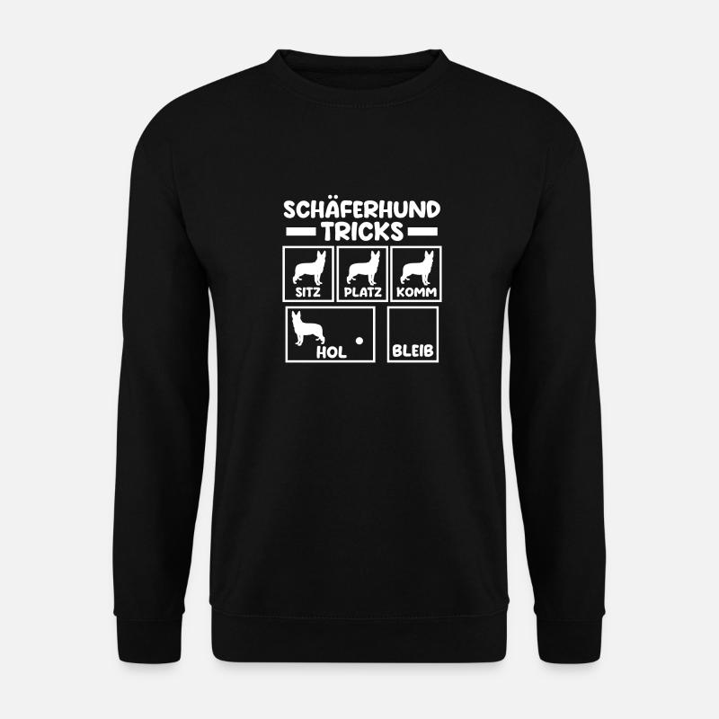 Hund Schäferhund - Unisex Pullover - Schwarz