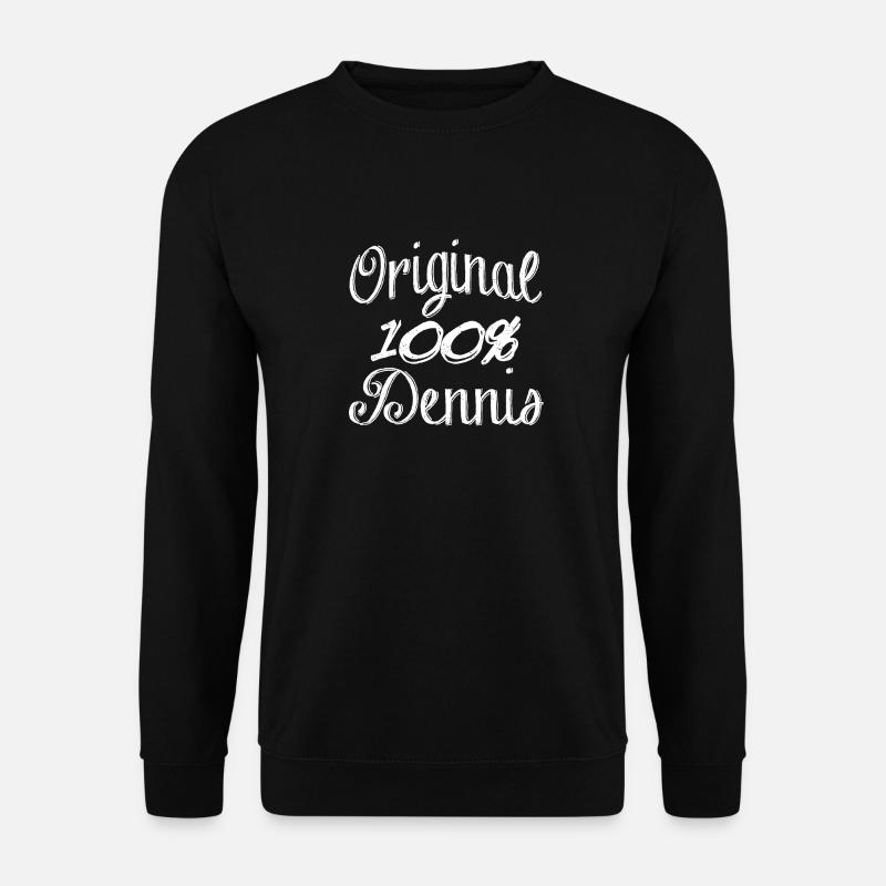Original 100 % Dennis - Sweat-shirt Unisexe - noir