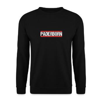Paderbornerin Paderborner Paderborn - Unisex Pullover - Schwarz - Vorne - Alina (178cm) & Michal (187cm)