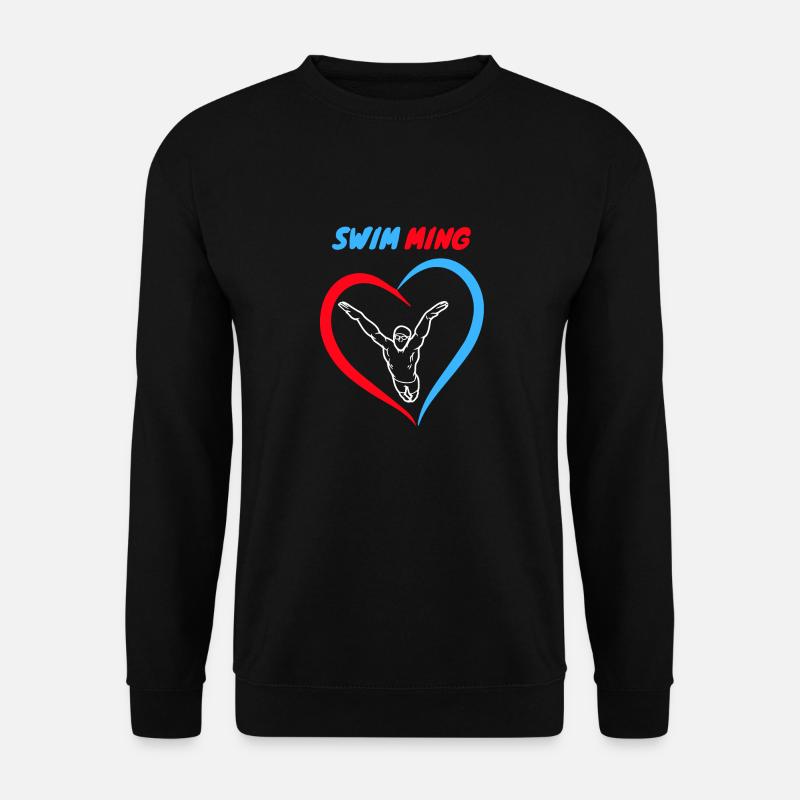 Just keep swimming - Unisex Sweatshirt - black