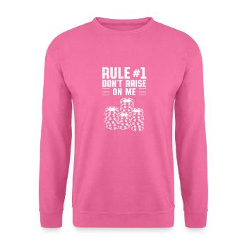 Règle #1 Ne soulevez pas sur moi Jouer aux cartes Poker Texa - Sweat-shirt Unisexe - rose - Devant