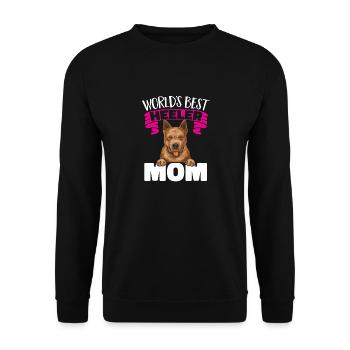 Australian Cattle Dog Red Blue Heeler - Unisex Sweatshirt - black - Front - Alina (178cm) & Michal (187cm)