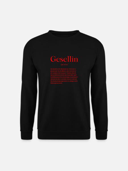 Gesellin Definition - Unisex Pullover - Schwarz