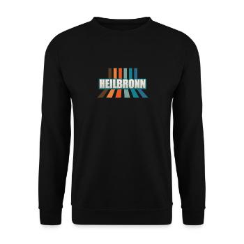 Heilbronnerin Heilbronner Heilbronn - Unisex Pullover - Schwarz - Vorne - Alina (178cm) & Michal (187cm)