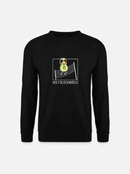 Heilige Blockamole Volleyball Lustig Sport Trainer - Unisex Pullover - Schwarz