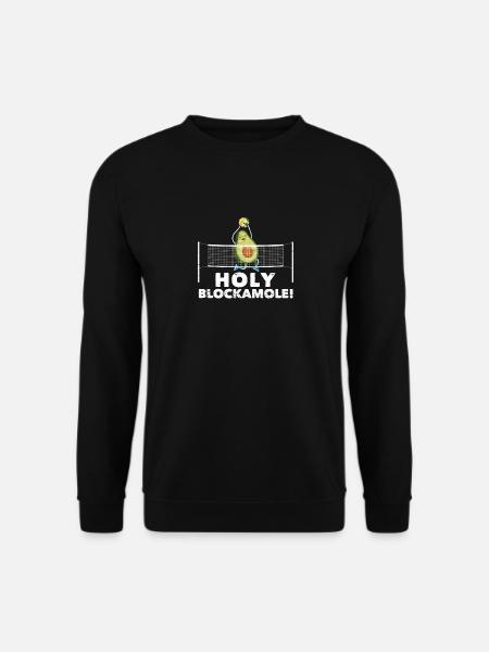 Heilige Blockamole Volleyball Lustig Sport Trainer - Unisex Pullover - Schwarz