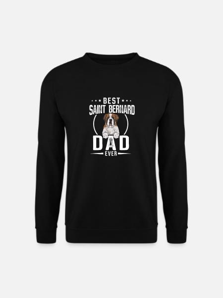 Saint-Bernard Chien Saint-Bernard - Sweat-shirt Unisexe - noir