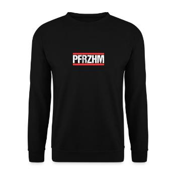 Pforzheimerin Pforzheimer Pforzheim - Unisex Pullover - Schwarz - Vorne - Alina (178cm) & Michal (187cm)
