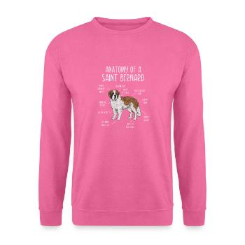 St. Bernard St. Bernard Dog - Unisex Sweatshirt - pink - Front