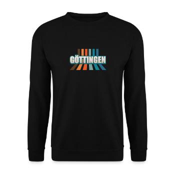Göttingerin Göttinger Göttingen - Unisex Pullover - Schwarz - Vorne - Alina (178cm) & Michal (187cm)