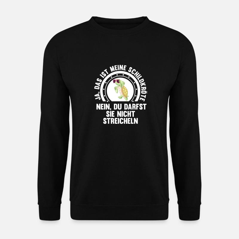 Schildkröte Schildkröten - Unisex Pullover - Schwarz