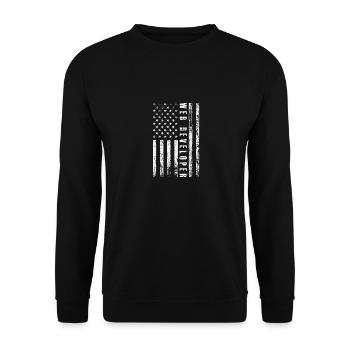 Programmierer, Computeradministrator, Programmierer, Softwareentwickler - Unisex Pullover - Schwarz - Vorne - Alina (178cm) & Michal (187cm)