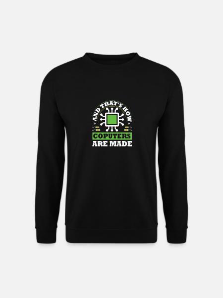 Programmierer, Informatik, Coder Software - Unisex Pullover - Schwarz
