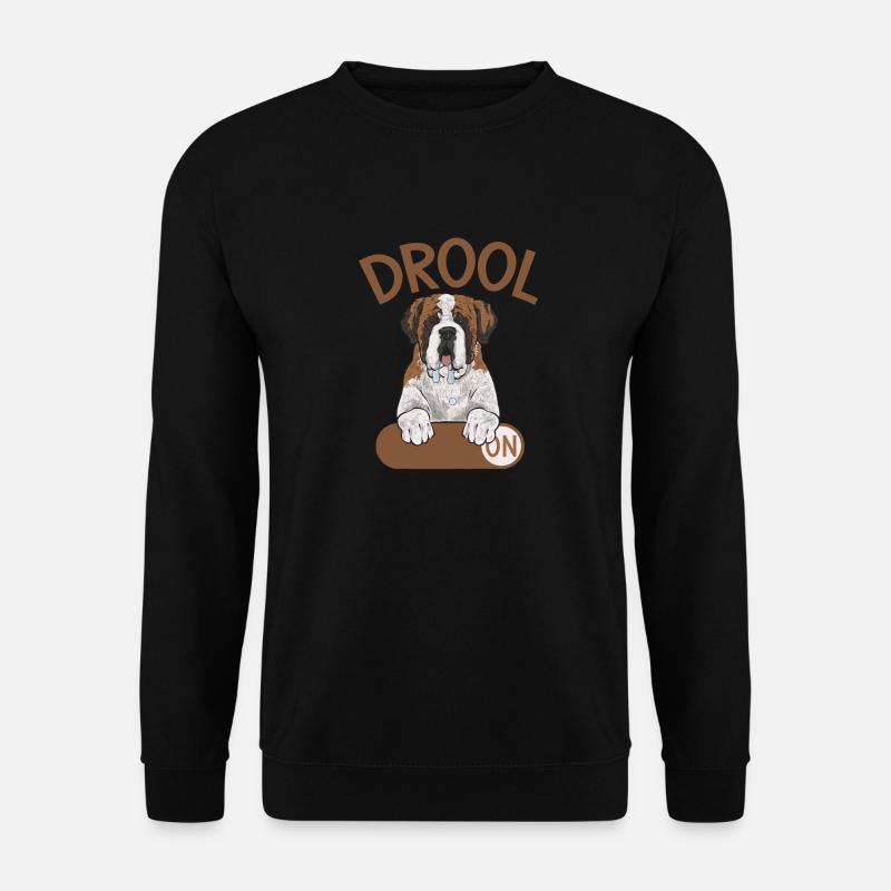 Saint-Bernard Chien Saint-Bernard - Sweat-shirt Unisexe - noir