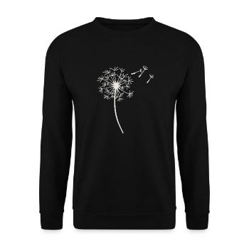 Dandelion - Unisex Pullover - Schwarz - Vorne - Alina (178cm) & Michal (187cm)