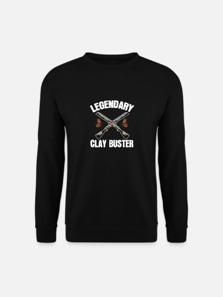 Shooting Skeet Clay Pigeon Shooting - Unisex Sweatshirt - black