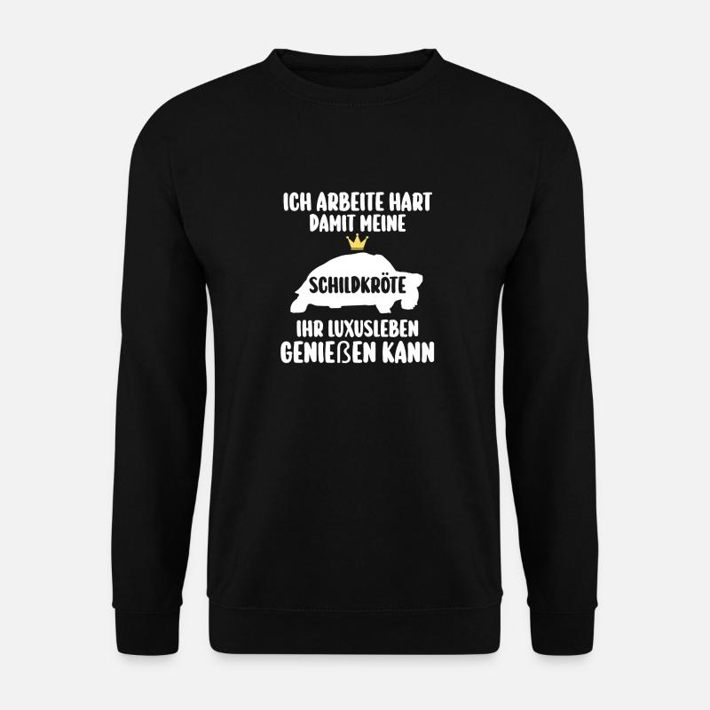 Schildkröte Schildkröten - Unisex Pullover - Schwarz