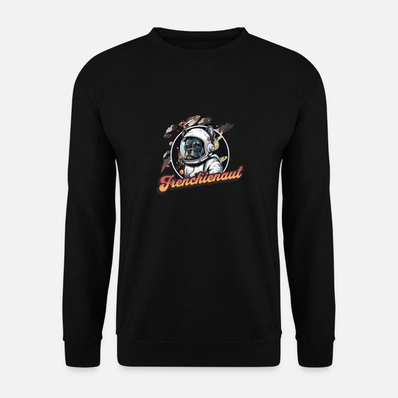 Frenchienaut – Design - Unisex Pullover - Schwarz