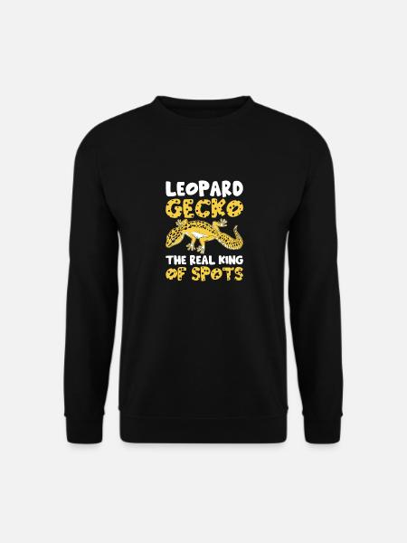 Leopard Gecko Lizard Lover - Unisex Sweatshirt - black