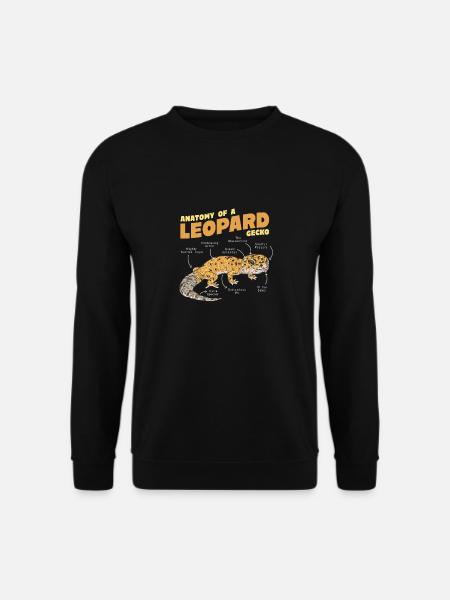 Leopard Gecko Lizard Lover - Unisex Sweatshirt - black