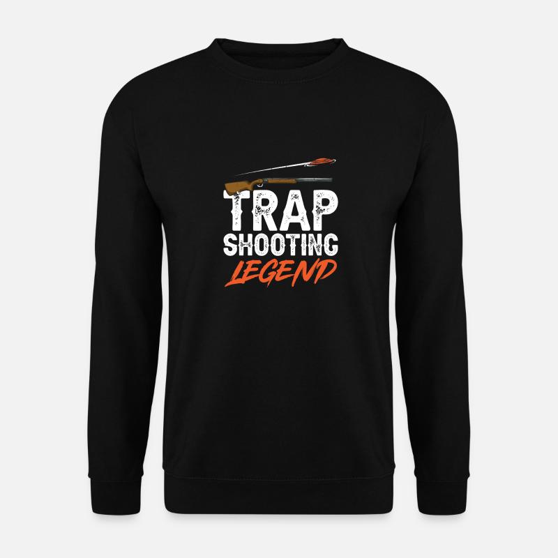 Trapschießen Skeet Tontaubenschießen - Unisex Pullover - Schwarz