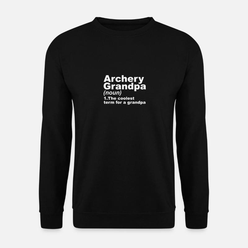 Bogenschießen Zitat Bogenschießen Bogen Bogenschießen Liebhaber Bogenschütze - Unisex Pullover - Schwarz
