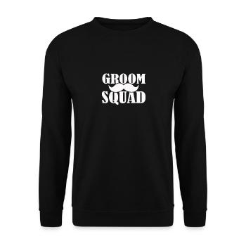 Marié de mariage marié assorti - Sweat-shirt Unisexe - noir - Devant - Alina (178cm) & Michal (187cm)