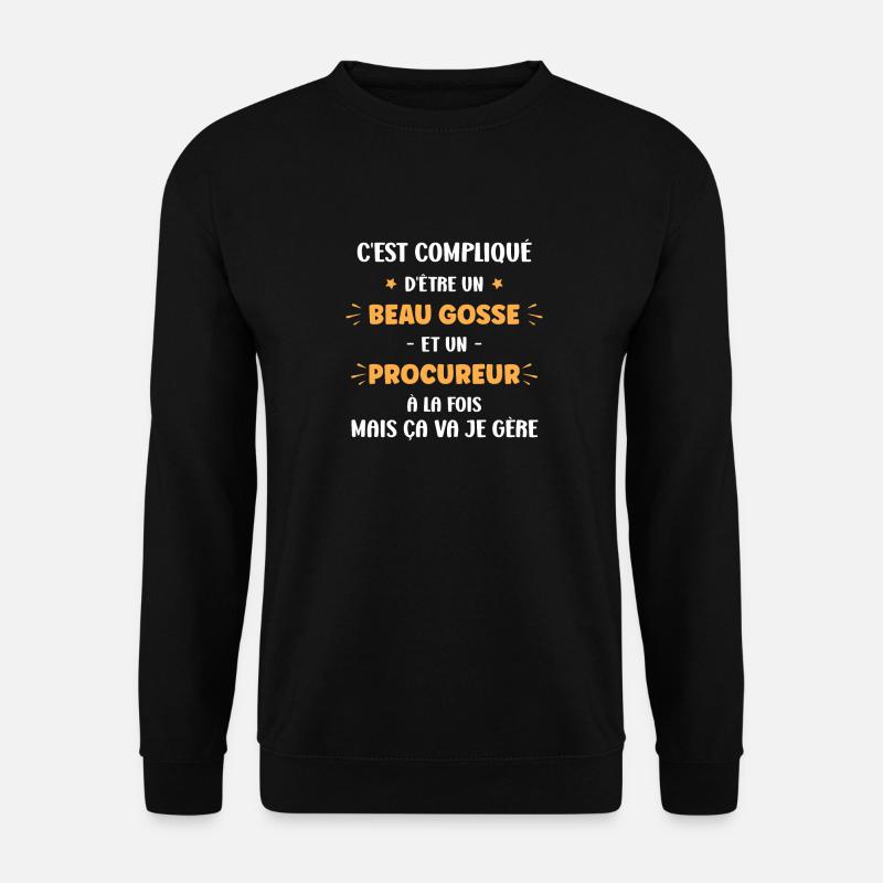 procureur - Sweat-shirt Unisexe - noir