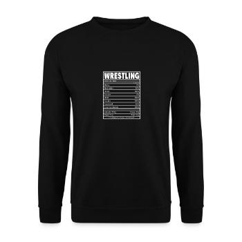 Wrestling Wrestler Sport Sprichwort Lustiges Wrestling - Unisex Pullover - Schwarz - Vorne - Alina (178cm) & Michal (187cm)