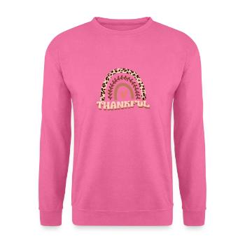 Gratitude Thanksgiving Teacher Fall Season - Unisex Sweatshirt - pink - Front