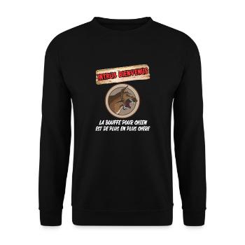 intrus bienvenus - Sweat-shirt Unisexe - noir - Devant - Alina (178cm) & Michal (187cm)