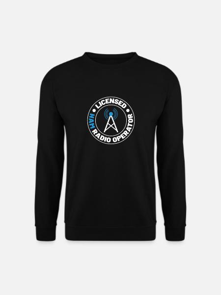 Amateur Radio Network Signal Licensed Ham Radio Op - Unisex Pullover - Schwarz