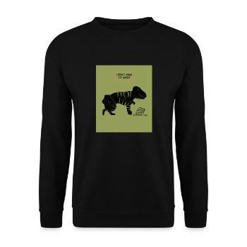 CELA NE ME DÉRANGE PAS DE PARTAGER - Sweat-shirt Unisexe - noir - Devant - Alina (178cm) & Michal (187cm)