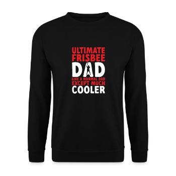 Disque de lancer de frisbee ultime - Sweat-shirt Unisexe - noir - Devant - Alina (178cm) & Michal (187cm)