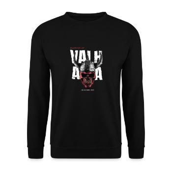 Viking Valhalla - Unisex Pullover - Schwarz - Vorne - Alina (178cm) & Michal (187cm)