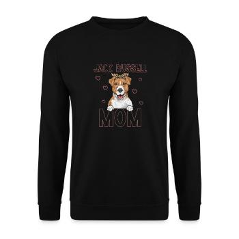 Jack Russell Terrier - Sweat-shirt Unisexe - noir - Devant - Alina (178cm) & Michal (187cm)