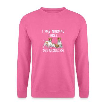 Jack Russell Terrier - Sweat-shirt Unisexe - rose - Devant